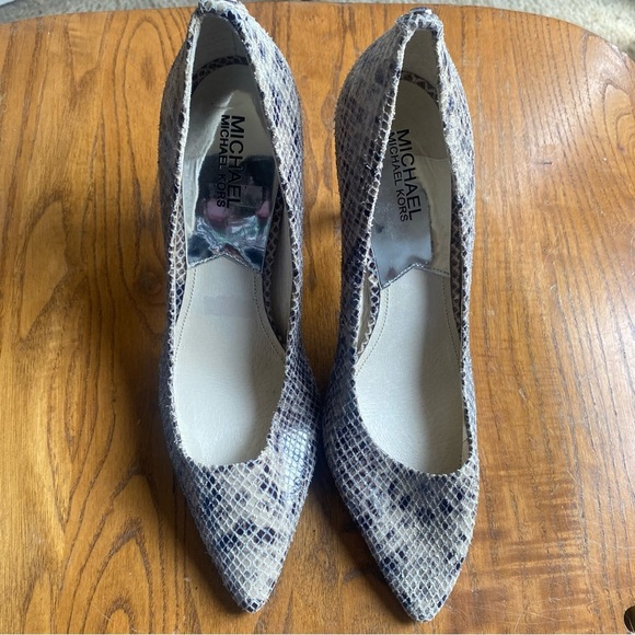 Michael Kors Snakeskin Patterned Women's Shoes 9M - Picture 1 of 8